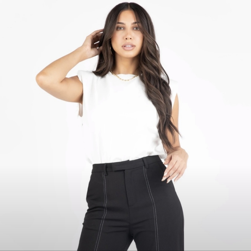 KICKIN IT MUSCLE TEE BODYSUIT